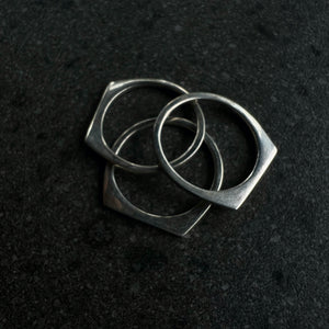 Triple Stack Signet Ring